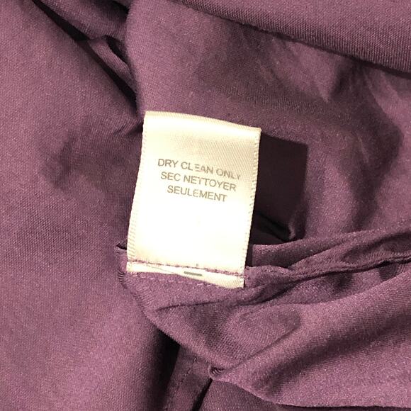 Rebecca Taylor Purple V Neck Ruffle Collar mini dress SIZE 2 - Picture 7 of 7